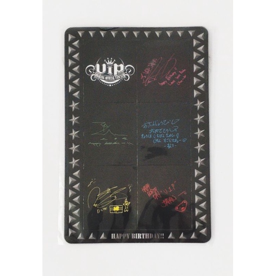 ต.ค22KPOP-BIGBANG : VIP BIGBANG BIRTHDAY CARD MAGNET SHEET WITH STICKER-( % อย่างเป็นทางการแท้ฉบับญี
