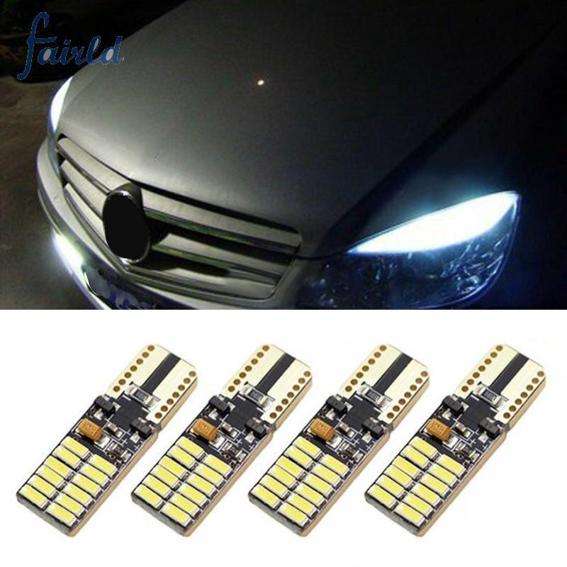 หลอดไฟ T10 LED สีขาว สำหรับ Mercedes W 204 4 ชิ้น