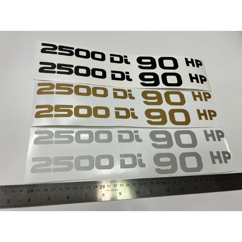 สติ๊กเกอร์ 2500 Di  90 HP ติดแก้มท้ายรถ ISUZU Dragon ราคา ถูกที่สุด ดีลบีเคเค แกลเลอรีภาพที่ 3