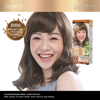 (โทนกาแฟ) Dcash ดีแคช ออพติมัส คัลเลอร์ ครีม 100ml ย้อมสีผม