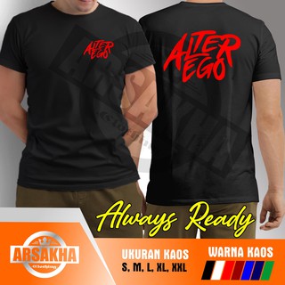 เสื้อยืด พิมพ์ลายโลโก้ Alter Ego Distro V2- Arsakha สําหรับผู้ชาย