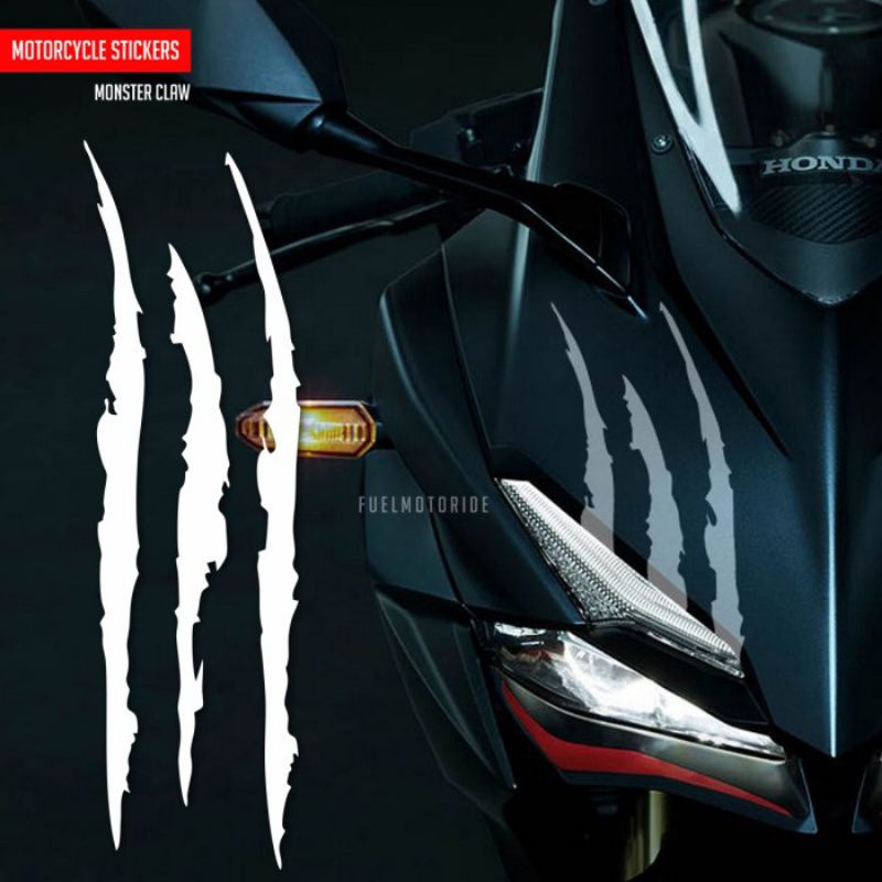 Monster Claw สติ๊กเกอร์ติดมอเตอร์ไซค์ CBr GSX nmax r15 Aerok สติ๊กเกอร์ติดเล็บมอเตอร์ไซค์