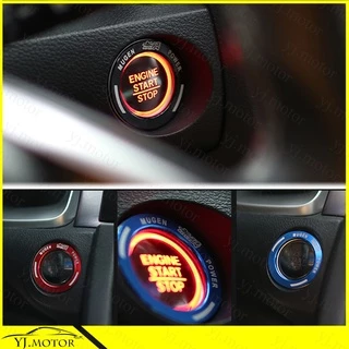 ปุ่มกดสวิตช์กุญแจรถยนต์ สําหรับ Honda Civic FC ปี 2016-2020 Push Start Buton Trim