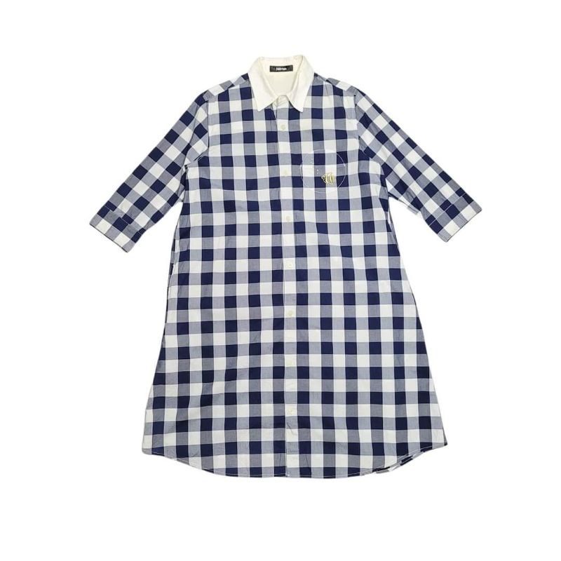 Ne-net Checked Shirt Dress