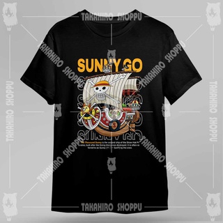 เสื้อยืดโอเวอร์ไซส์เสื้อยืด พิมพ์ลาย One Piece SUNNY GOS-3XL