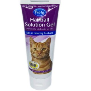 PetAg Hairball Solution Gel เจลขจัดปัญหาก้อนขน ขนาด100กรัม