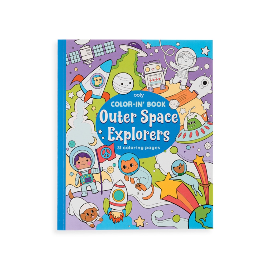 OOLY - Color - in Book : Outer Space Explorers