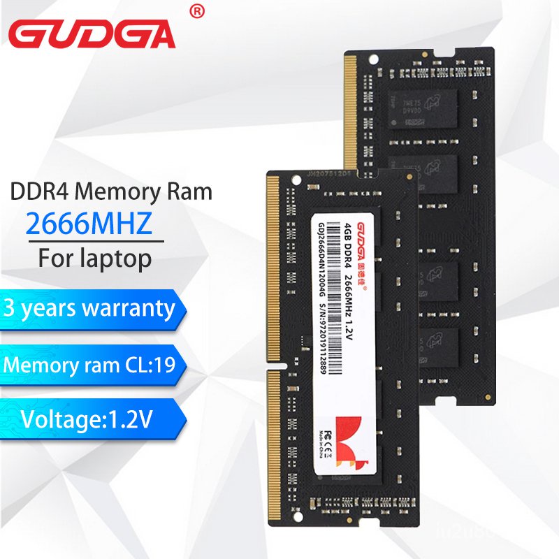 GUDGA Sodimm ram ddr4 8gb ram ddr4 laptop 4GB 8GB 2666mhz 1.2V ram DDR4 ...