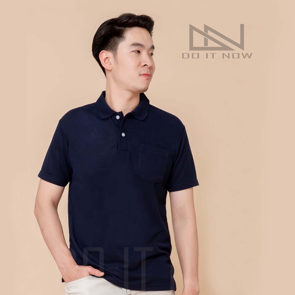สีกรมท่า เสื้อโปโล (ชาย) By Doitnow สินค้าคุณภาพ จากแห่งผลิตโดยตรง!!