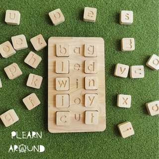 Phonics word building kit บอร์ดไม้โฟนิกส์