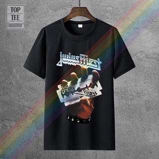 [COD]พร้อมส่ง เสื้อยืด พิมพ์ลาย Judas Priest British Steel 30Th Anniversary สไตล์พังก์ร็อค หลายสี สําหรับผู้ชายS-5XL