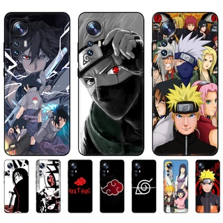 เคสโทรศัพท์มือถือ ซิลิโคนนิ่ม Tpu ลายการ์ตูนนารูโตะ Kakashi Uchiha Itachi สีดํา สําหรับ Xiaomi 12 Case For Xiaomi 12 PRO POCO F3 X3 NFC X3 PRO