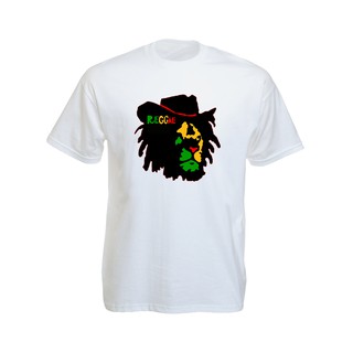 เสื้อยืดราสต้า Tee-Shirt Reggae Colors Lion of Judah Face เสื้อยืดคอกลมสีดำสกรีนลายสิงโต สีสัญลักษณ์ราสต้า