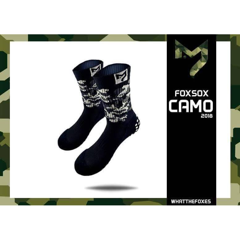 🧦มีเก็บเงินปลายทาง🧦ถุงเท้ากันลื่น foxsox camo