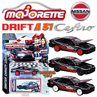 รถเหล็ก มาจอเร็ท ของแท้  majorette diecast Nissan A31 cefiro drift racing cars winnietoys