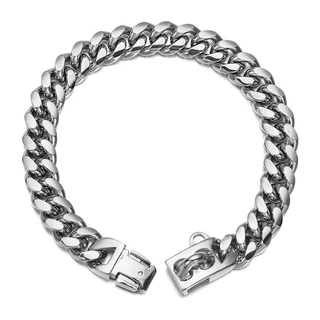 304 สแตนเลสสตีลสุนัขและสายจูง Super Strong สุนัขโลหะ Choke Silver Gold สัตว์เลี้ยงเชือกตะกั่วสําหรับ Party