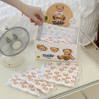 (พร้อมส่ง) แมสลายน้องหมี Teddy mask คละ4ลายในกล่อง