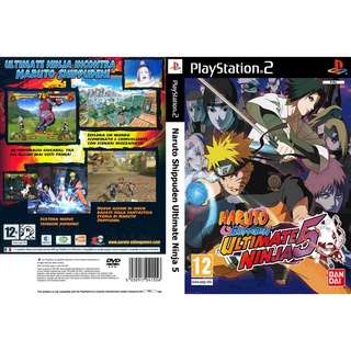 แผ่นเกมส์ PS2 Naruto Shippuden Ultimate Ninja 5   คุณภาพ ส่งไว (DVD)