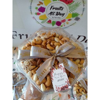 Gifts Set Mix Nuts ชุดของขวัญ ของฝากเทศกาลพิเศษ ถั่วรวมเกรดพรีเมี่ยม ขนาดบรรจุ 1kg. กรัม