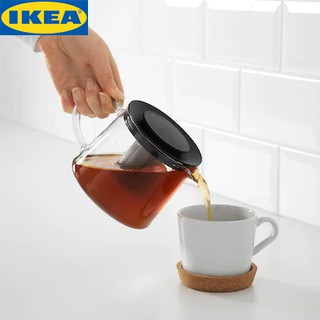 IKEA RIKLIG รีคค์ลิก กาน้ำชา, ช่องใส่ชาตรงกลาง แก้ว0.6 ลิตร และขนาด 1.5 ลิตร