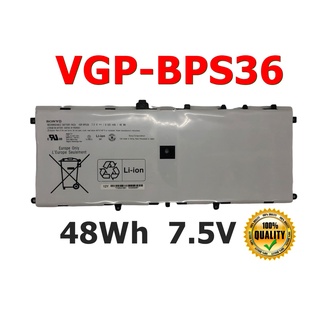 SONY แบตเตอรี่ VGP-BPS36 ของแท้ (สำหรับ SVD1321S1C SVD13219CJB SVD13212SHW SVD1323XPGB SVD132A14L) Sony Battery โซนี่