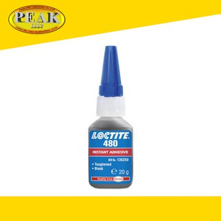 Loctite #480 Super Glue กาวแห้งเร็วสีดำ 20g.