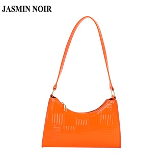 Jasmin NOIR กระเป๋าถือ กระเป๋าสะพายไหล่ ลายสก๊อต แฟชั่นสําหรับสตรี