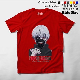 ROUND คอลูกเรือเสื้อยืด ลาย Tokyo Ghoul สําหรับเด็ก-4XL