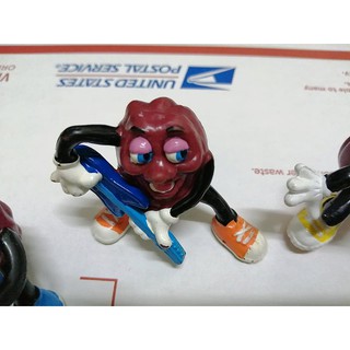 Vintage Calrab Applause California Raisins งานนอกวินเทจๆ ปี 1988 อายุ 32 ปี มี 6 ตัว หายาก ราคแพง