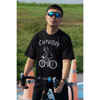 เสื้อยืดผ้าฝ้ายพิมพ์ลายแฟชั่นxK2d    เอง     แน่นอน  • CuteBoy Shop• เสื้อยืด Premium Cotton 100% ลาย Bicygle Tee