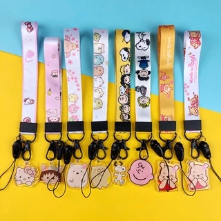 สายคล้องข้อมือ พร้อมจี้อะคริลิค ถอดออกได้ สําหรับโทรศัพท์มือถือ | บัตรประจําตัวนักเรียน