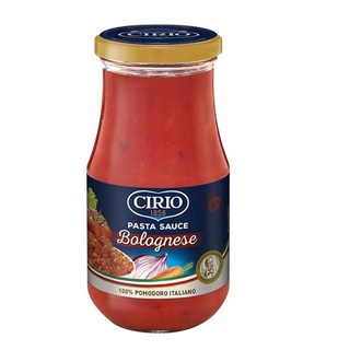 CIRIO Pasta Sauce Bolognese 420 g. ซิริโอ้ พาสต้าซอสโบโลญเนส (ซอสเนื้อ) ขนาด 420 กรัม นำเข้าจากอิตาลี