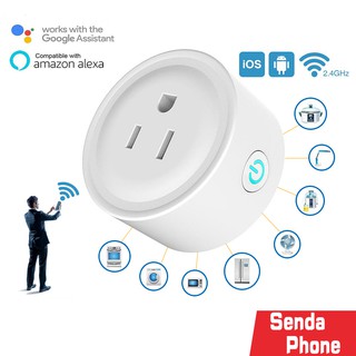 ปลั๊กไฟไวไฟ BSD-01 เชื่อมต่อมือถือ สั่งงานผ่านแอพ สมาร์ทปลั๊กไฟ Wifi Smart Socket Mini Plug การควบคุมระยะไกล ปลั๊กไฟ