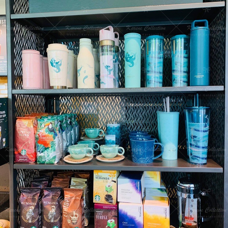 Starbucks Anniversary Siren Series Mermaid Bearista Bears 新加🇸🇬星巴克秋季年新款美一字领fishfishing Series