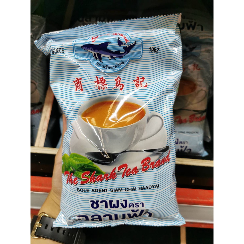 ชาฉลามฟ้า​ ชาผงตราฉลามฟ้า 400 กรัม