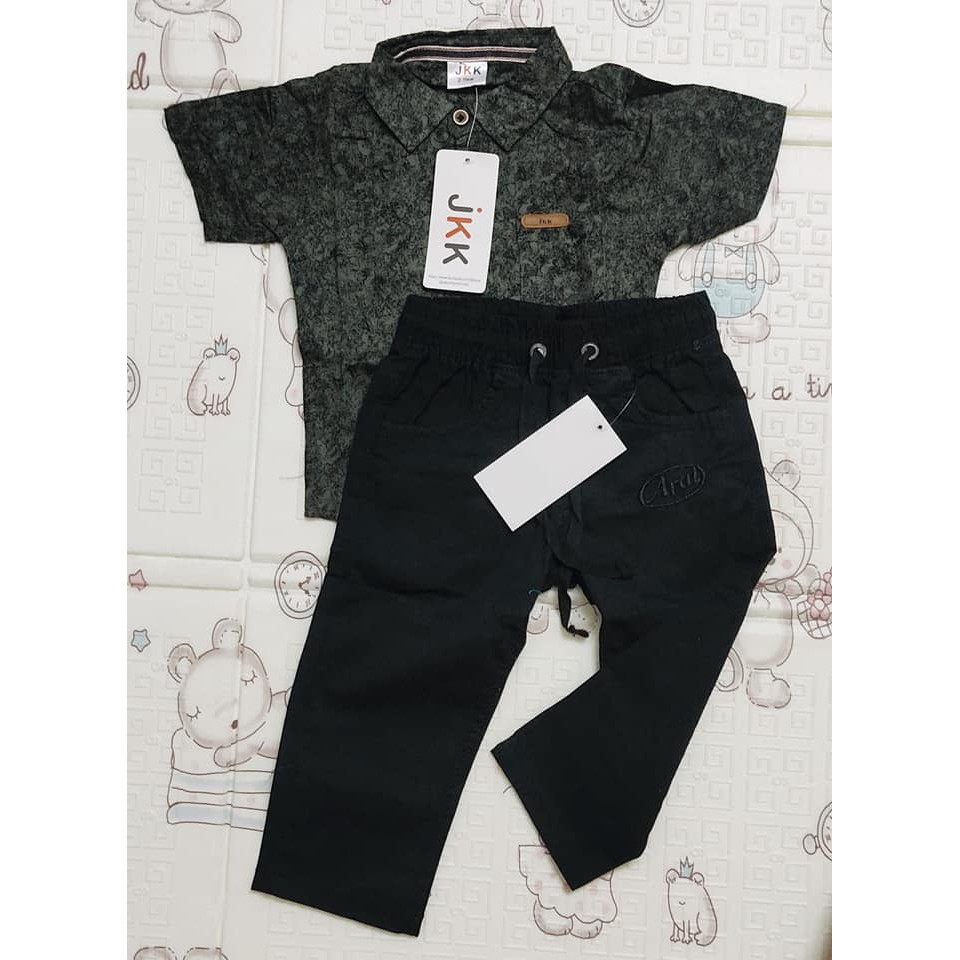 KEMEJA COMBO SET -- SHIRT + AGE 6 MONTHS - 7YEARS