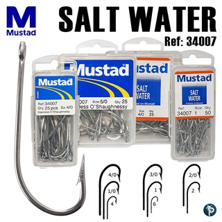 เบ็ด Mustad Salt Water รหัส 34007