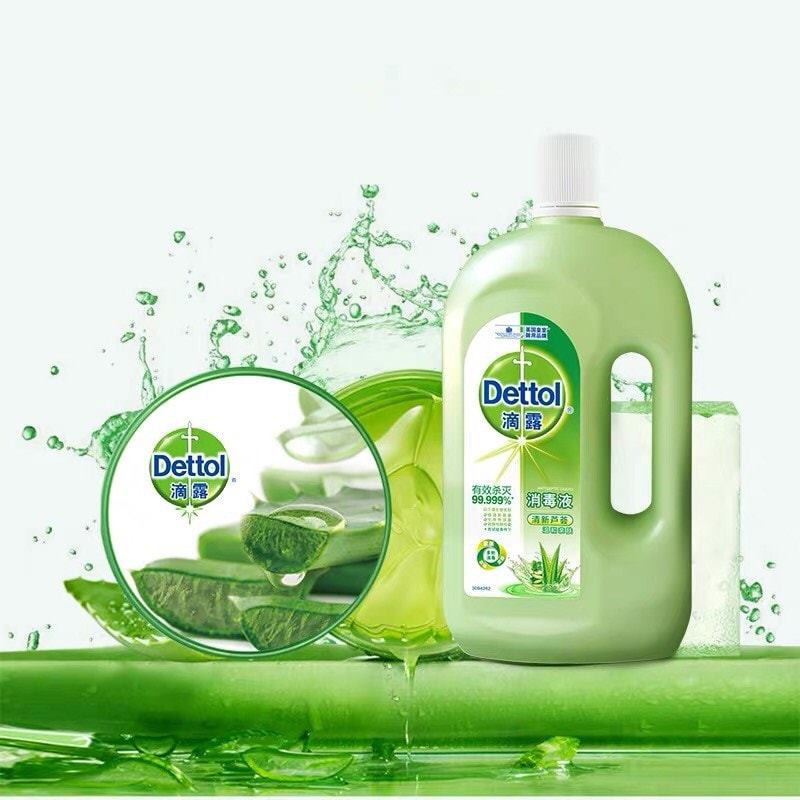 Dettol Aloe Vera ผลิตภัณฑ์ทำความสะอาด 1ลิตร