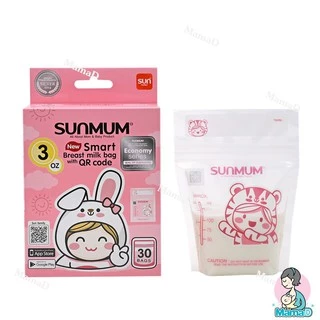 ถุงเก็บน้ำนมSunmum มีขนาด 3Oz, 5Oz และ 8Oz (เลือกขนาดที่ตัวเลือกสินค้า)