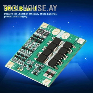 [คลังสินค้าใส] บอร์ดโมดูลป้องกันแบตเตอรี่ Lipo 3S 12V 18650 25A Bms Pcb