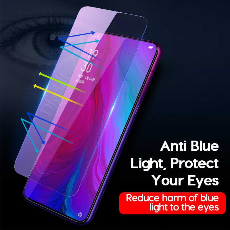 LAYAR กระจกนิรภัยป้องกันรังสี Oppo Reno 1 2 2F 2Z 3 4 4F 5 5F 6 7 7Z 6.4 6.6 10X Zoom Pro 4G 5G - ตั