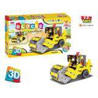 T.P. TOYS 3D BLOCK รถตัวต่อ 3 มิติ รถก่อสร้างขนาด 695 ชิ้น