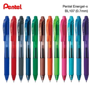 Pentel ปากกาเจล Energel X รุ่น BLN107 ขนาด 0.7 mm สีหมึกตามส…