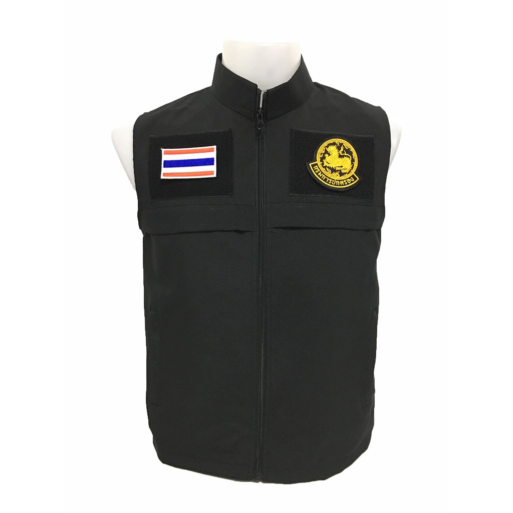 เสื้อกั๊กกรมการปกครองร้อมอาร์มกรมปกรปกครอง 3 จุด งานผลิตในประเทศไทย