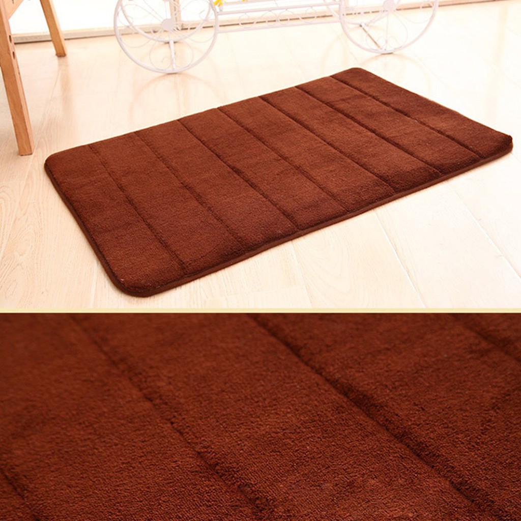 🔥 พรมเช็ดเท้า พรมนาโน เเมรี่โฟม พรมนาโนสีพื้น(ขนาด40x60cm) นุ่มสบายเท้า พรมห้องนอน พรมห้องน้ำ ตกแต่งบ้าน