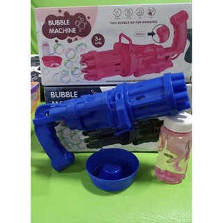 bubble machine ปืนเป่าฟองใส่ถ่าน คละสี น้ำเงิน ชมพู ฯลฯ ปืนเป่าฟองสบู่