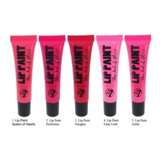 W7 Lip Paint The Art of Gloss 12g.