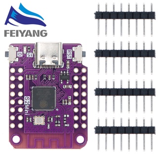 บอร์ด ESP32 S2 Mini V1.0.0 - LOLIN WIFI IOT ESP32-S2FN4R2 ESP32-S2 4MB FLASH 2MB PSRAM MicroPython Arduino