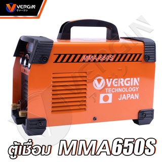 VERGIN ตู้เชื่อม MMA 650S ตู้เชื่อมไฟฟ้า 2 หน้าจอ 3 ปุ่ม สายเชื่อม 10m สายดิน 3m พร้อมอุปกรณ์ตามภาพ !