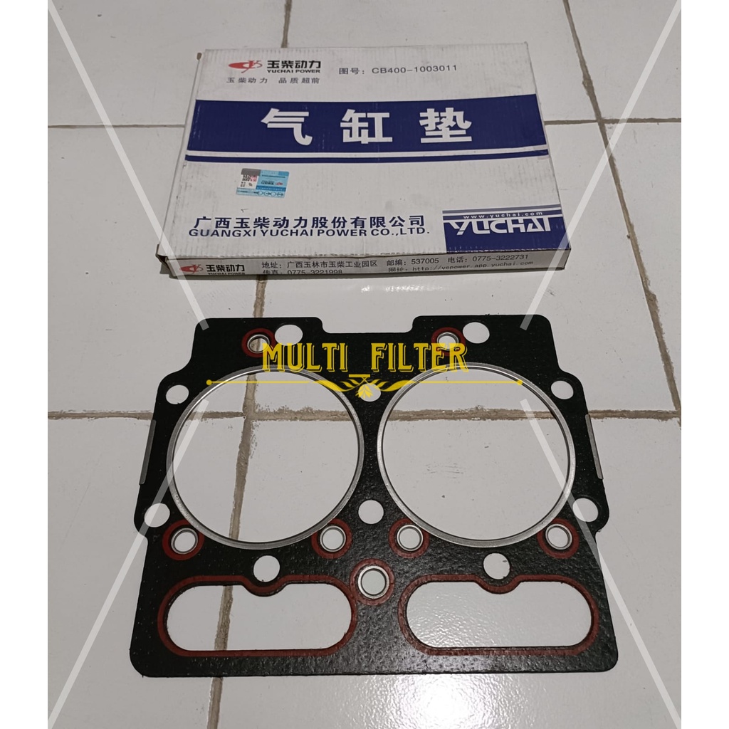 ปะเก็นฝาสูบ YUCHAI / หัวบรรจุ CB400-1003011